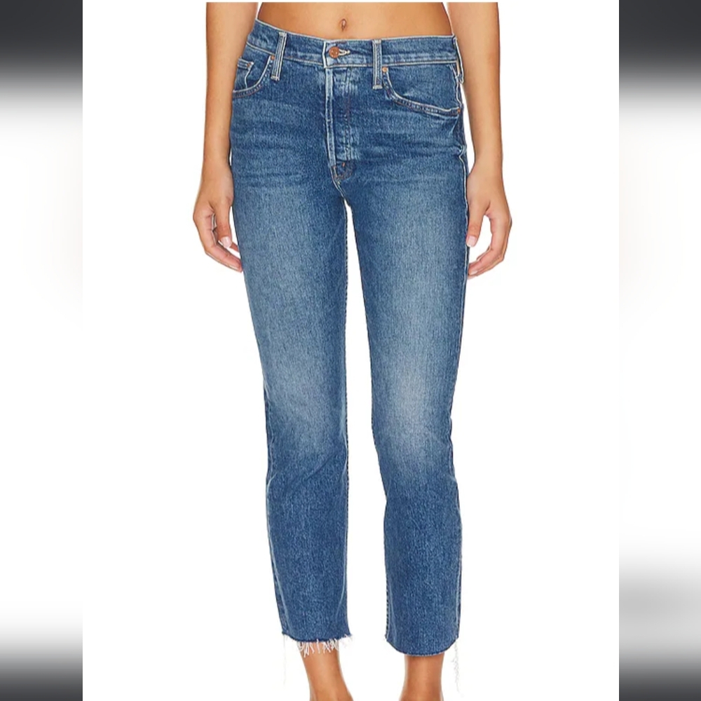 Mother Denim - tomcat ankle fray